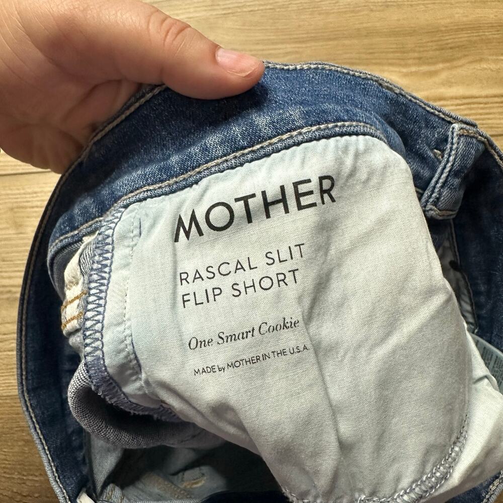 Mother Rascal Slit Flip Short In One Smart Cookie Size 6/28 - Picture 4 of 5